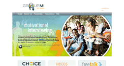 Desktop Screenshot of groupmiforteens.org